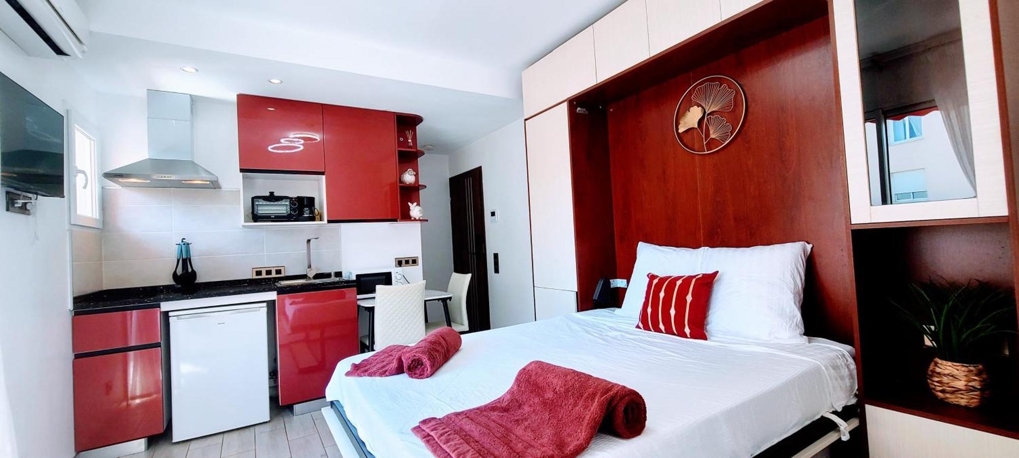 Reve Azur Studio 6 A Deux Pas De La Mer Parking Wifi Cagnes-sur-Mer Luaran gambar